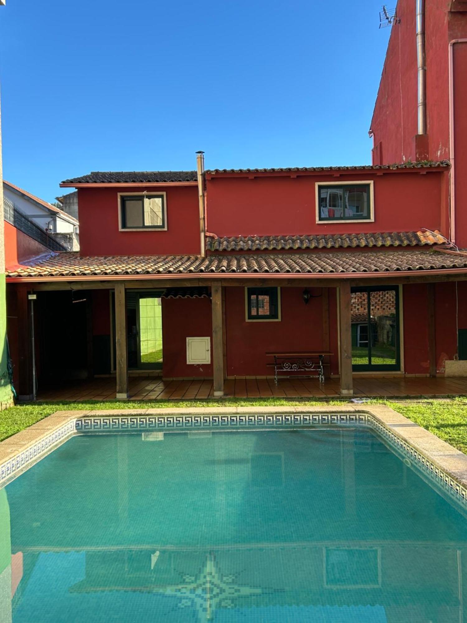 比戈Casa Robleda, Piscina Privada Cubierta Y Jacuzzi别墅 外观 照片